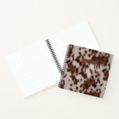 Imitate Cowhide & Leather Animal Print Gepunktet Notizblock (Innenseite)