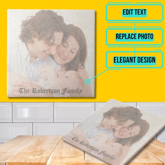 Imitate Cracken Vintages Foto New Baby Fliese