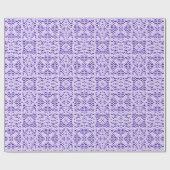 Imitate Crochet Mauve Geschenkpapier (Flach)