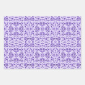 Imitate Crochet Squares Collection Geschenkpapier Set (Vorderseite)