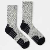 Imitate Crochet White Socken (Rechts)
