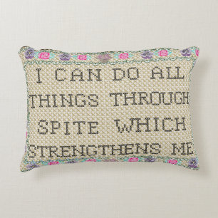 Imitate Cross Stitch kann ich alles tun, trotz Dekokissen