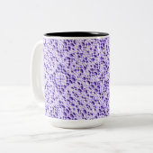 Imitate Crotchet Mauve Zweifarbige Tasse (Vorderseite Links)