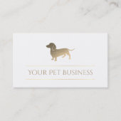 Imitate Dackel Visitenkarte (Vorderseite)