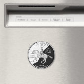 Imitate Delaware Staat Quarter Magnet (In Situ (Geschirrspüler))