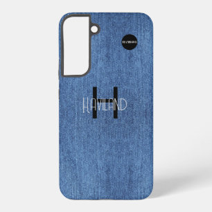 Imitate Denim Design Handy Fall HAMbWG Samsung Galaxy Hülle