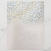 Imitate der Bio Hautpflege Glitzer und aquamarines Flyer (Hinten)