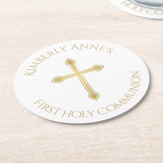 Imitate der ersten Kommune überschreiten den Mit M Runder Pappuntersetzer (Angewinkelt)