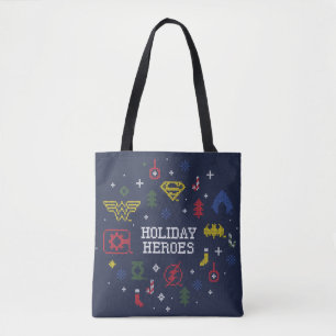 Imitate der Gerechtigkeitsliga "Holiday Heroes" Tasche