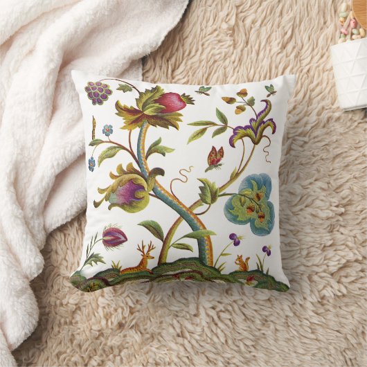 Imitate des Lebens bestickt Kissen (Decke)