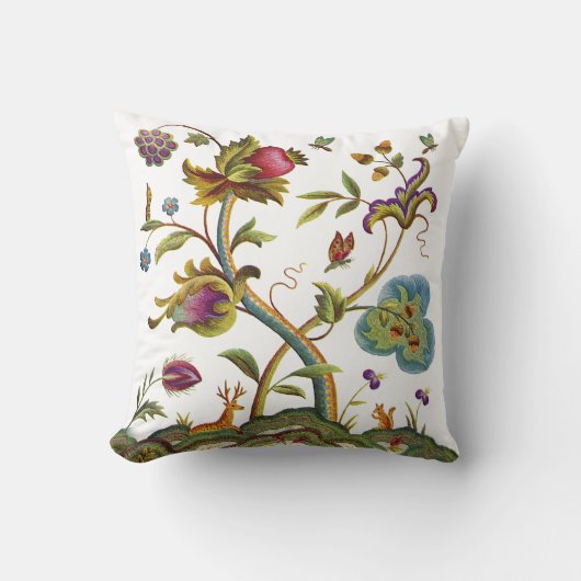 Imitate des Lebens bestickt Kissen (Vorderseite)