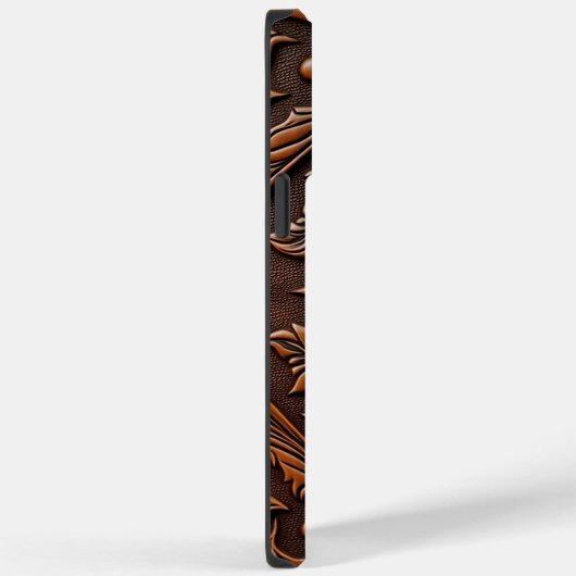 Imitate-Design für Leder Case-Mate iPhone Hülle (Rückseite / Rechts)