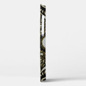 Imitate Diamanten Textur Mandala Goldakzent Case-Mate iPhone Hülle (Rückseite / Links)