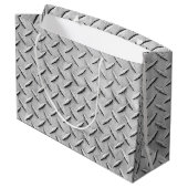 Imitate Diamantschicht Große Geschenktüte (Rückseite Schrägansicht)