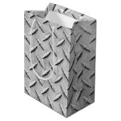 Imitate Diamantschicht Mittlere Geschenktüte (Rückseite Schrägansicht)