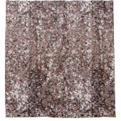 Imitate, die aus Glitzer in Silber und Braun beste Duschvorhang (Vorderseite)