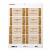 Imitate, die Hunde-Paw-Drucke und Knochen tragen (Vorne)