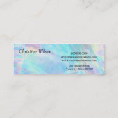 Imitate, die in der Friseurschere stehen Mini Visitenkarte (Rückseite)