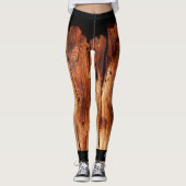 Imitate, die Leggings aus Holz mit dem Namen auf K (Vorderseite)