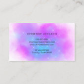 Imitate, die lila Wolke besiegen Visitenkarte (Rückseite)