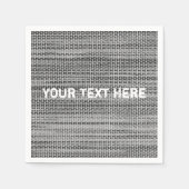 Imitate, die Neapel mit benutzerdefiniertem Text g Serviette (Vorderseite)