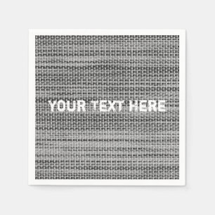 Imitate, die Neapel mit benutzerdefiniertem Text g Serviette
