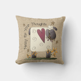 Imitate, die sich auf einem Kissen begraben