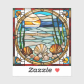 Imitate Dolphin-Aufkleber aus Hartglas Aufkleber (Blatt)