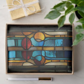 Imitate Dolphin aus festem Glas für Decoupage Kuns Seidenpapier (Geschenk)