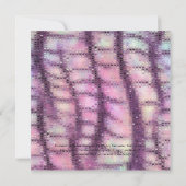 Imitate Dragon Skin (Rose Quarz) Einladung (Rückseite)