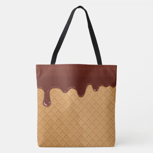 Imitate Eiscreme-Kone-Dripping-Schokolade Tasche (Vorderseite)
