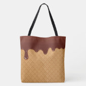Imitate Eiscreme-Kone-Dripping-Schokolade Tasche (Rückseite)