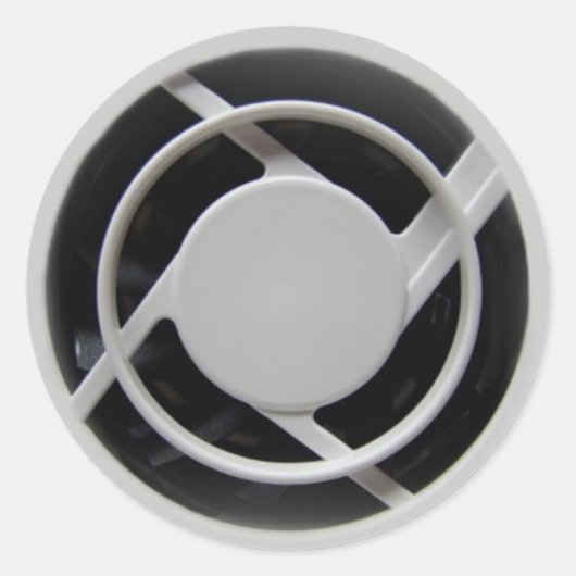 Imitate Elektronik-Lüfter Runder Aufkleber (Vorderseite)