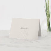 Imitate Embossed Wildblumen FaltenWedding Vielen D Dankeskarte (Vorderseite)