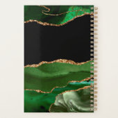 Imitate Emerald Green Marble Agate zeitgenössisch Planer (Rückseite)