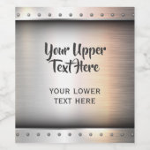 Imitate Etiketten für Metallweine (Einzelnes Label)