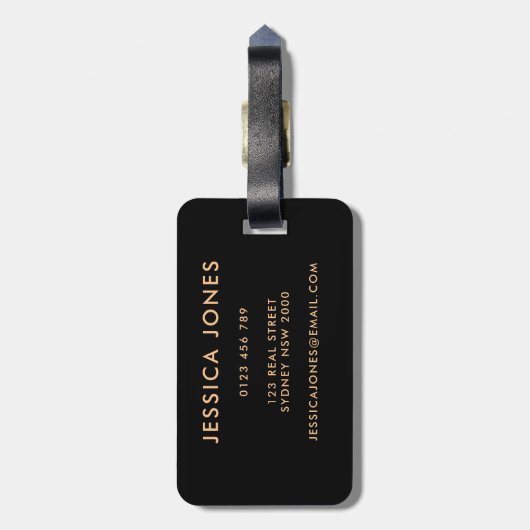 Imitate Eyeshadow Makeup Pallete Pink Gepäckanhänger (Rückseite vertikal)