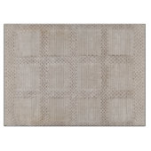 Imitate Fabric Beige Schneidebrett (Vorderseite)