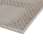 Imitate Fabric Beige Schneidebrett (Ecke)