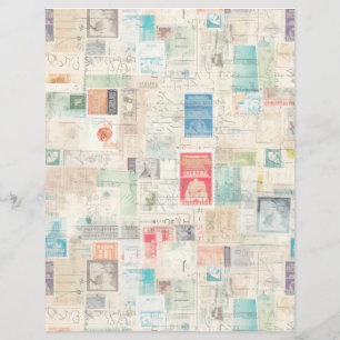 Imitate Fantasy Postage Briefmarke Collage 1