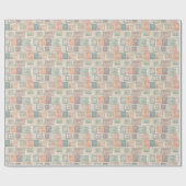 Imitate Fantasy Postage Briefmarke Collage 6 light Geschenkpapier (Flach)