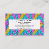 Imitate - Farbige Berufliche Visitenkarte (Rückseite)