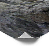 Imitate Fenster - Burg Ausblick auf das Meer Poster (Ecke)