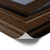 Imitate Fenster Poster Friedlich Ocean Szene Tropi (Ecke)