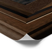 Imitate Fenster Poster Friedlich Sonnenuntergang E (Ecke)