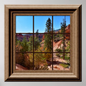 Imitate Fenster Relaxen Bryce Canyon Utah Poster (Vorne)