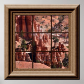 Imitate Fenster Relaxen Bryce Canyon Utah Poster (Vorne)