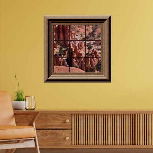 Imitate Fenster Relaxen Bryce Canyon Utah Poster (Wohnzimmer 2)