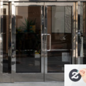 Imitate Fensteraufkleber (Büro Tür)