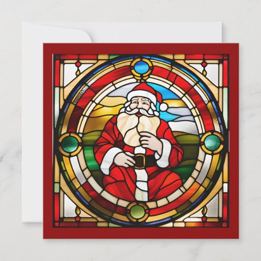 Imitate festgehaltenes Glas Karte (Vorderseite)